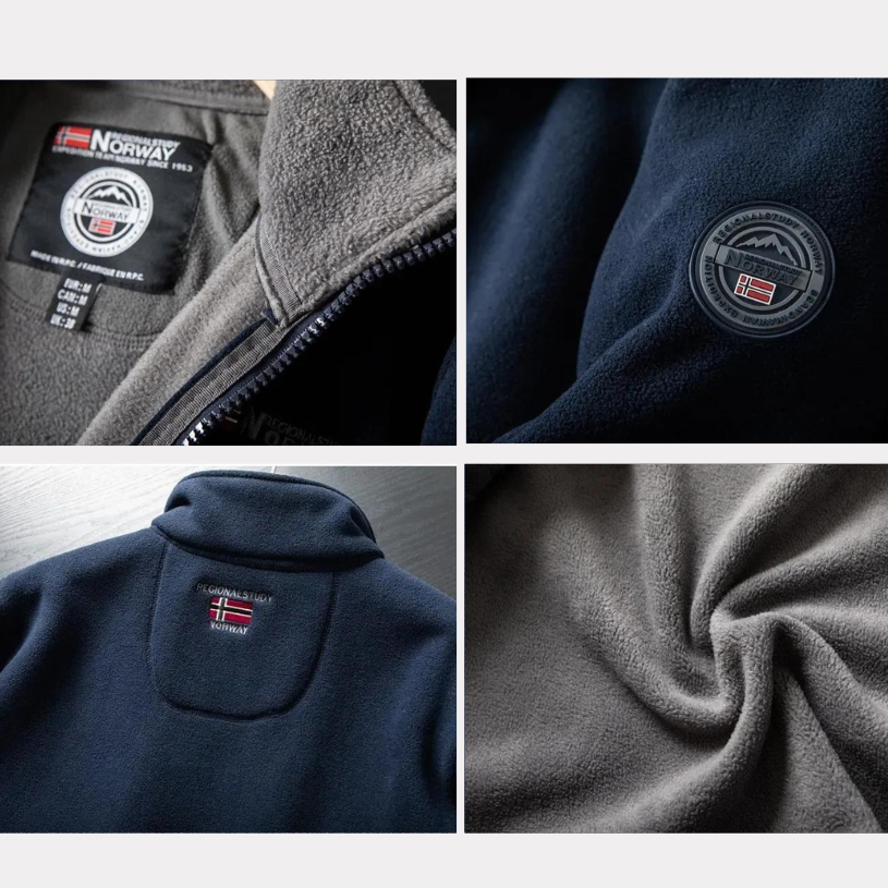 Men's Fleece Jacket - Cotton | Windbreaker