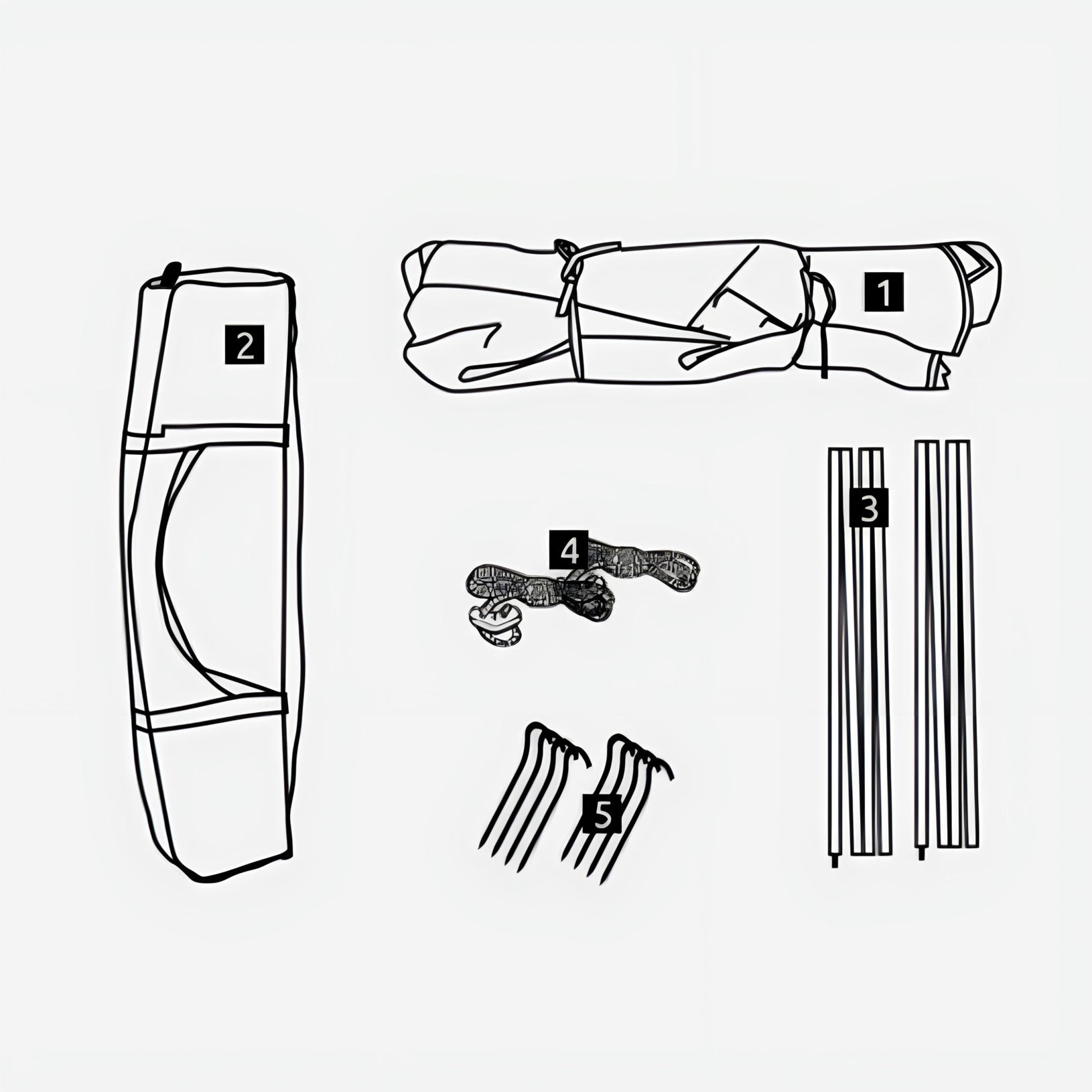 Tent - Sun Shelter - 3 people | Outdoor